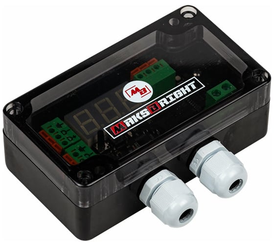Контроллер MAKSBRIGHT 4-25В, 90/216/432Вт, 3 канала x 6А, IP65, 115x65x40мм Sigma Optima RGB DMX