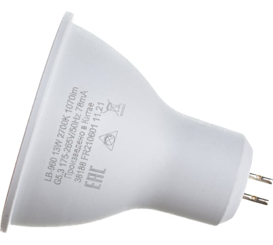Светодиодная лампа FERON LB-960 MR16 G5.3 13W 2700K 38188