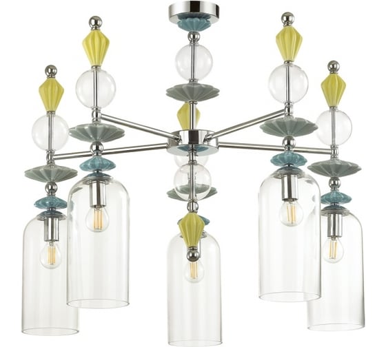 Люстра ODEON LIGHT E14 5*40W BIZET 4893_5C 1