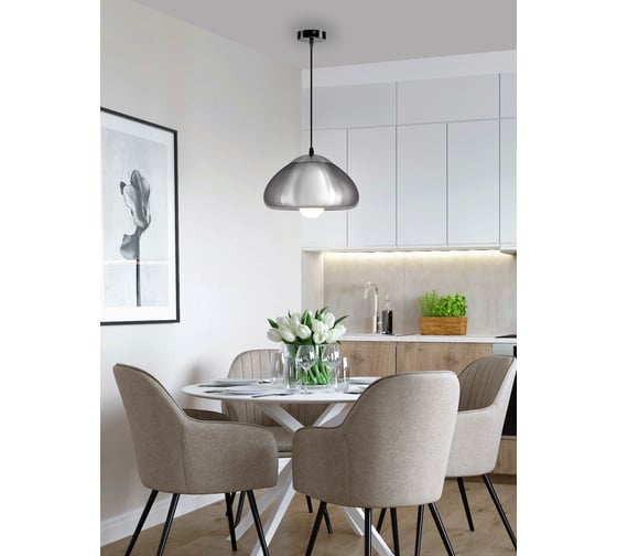 Подвесной светильник RITTER MIRROR 1xE27, хром 52649 0