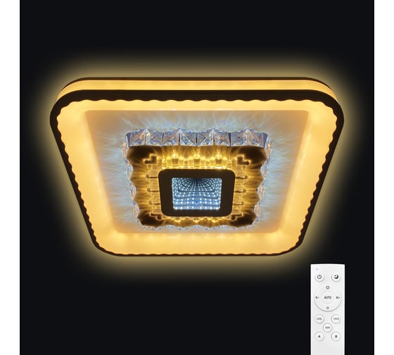 Диммируемая светодиодная люстра RITTER CRYSTAL 3D с ДУ CLL-52366 124 Вт 52366 6 1