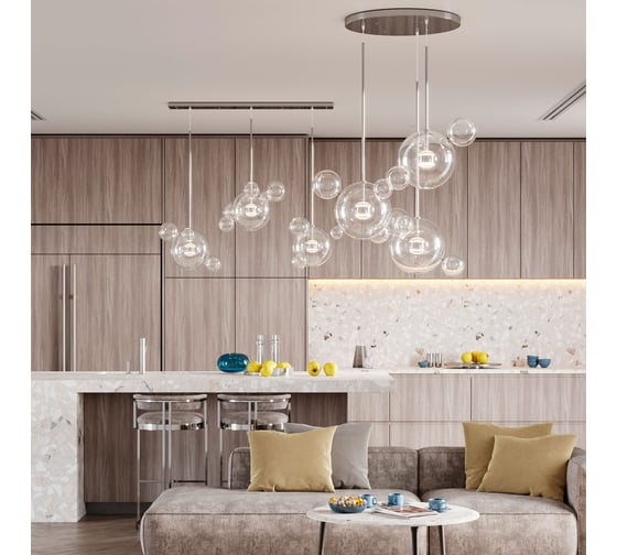 Люстра ODEON LIGHT LED 36W BUBBLES 4802_36L