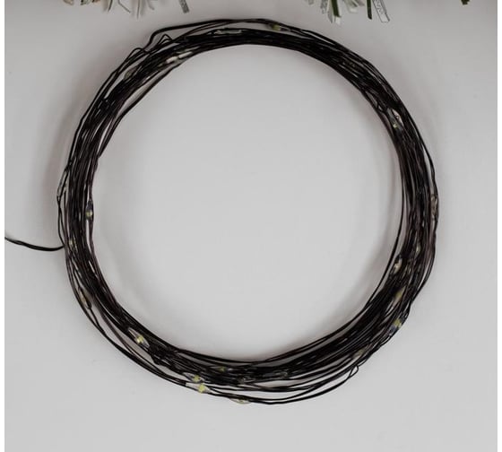 Нить Luazon ROSA IP20, 5 м, Н.Ч. LED1608-50-4.5V, АА*3, 2 режима, белый 5198323