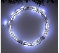 Нить Luazon ROSA IP20, 5 м, Н.С. LED1608-100-4.5V, АА*3, 2 режима, белый 5198329