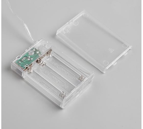 Нить Luazon ROSA IP20, 5 м, Н.С. LED1608-100-4.5V, АА*3, 2 режима, мульти 5198328
