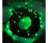 Гирлянда-нить Luazon SPEC, IP44, УМС, 10 м, Н.Т., 3W, LED-100-220V, зеленый 187244