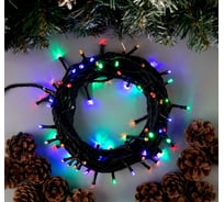 Гирлянда-нить Luazon ECO, IP44, 10 м, Н.Т., LED-100-220V, 8 режимов, мульти 705562