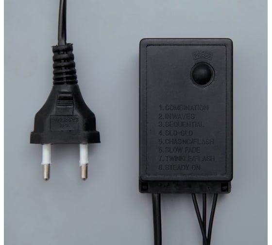 Гирлянда-нить Luazon ECO, IP44, 10 м, Н.Т., LED-100-220V, 8 режимов, мульти 705562