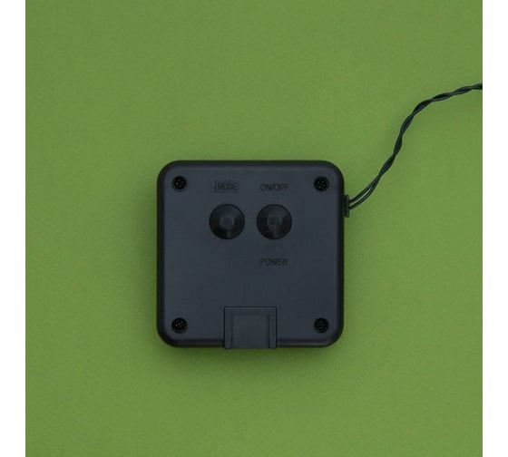 Нить Luazon ECO IP44, 20 м, Н.Т. LED-200-1.2VSOLAR, 2 режима, синий 4137013