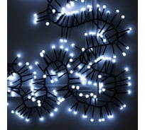 Уличная нить Luazon УМС, Мишура шарики Д4 м. Н.Т. LED-400-31V 8 режимов, белый 3649302
