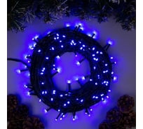 Нить Luazon ECO IP20, 20 м, Н.Т. LED-200-220V, 8 режимов, синий 3556814