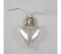 Нить Luazon ROSA 3 м, с насадками Лампочки сердца 8 см, IP20, Н.С. LED-80-12V, 8 режимов, белый 6929854 5