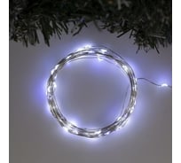 Нить Luazon ROSA IP20, 5 м, Н.С. LED1608-50-4.5V, АА*3, мерцание белым, белый 5198313