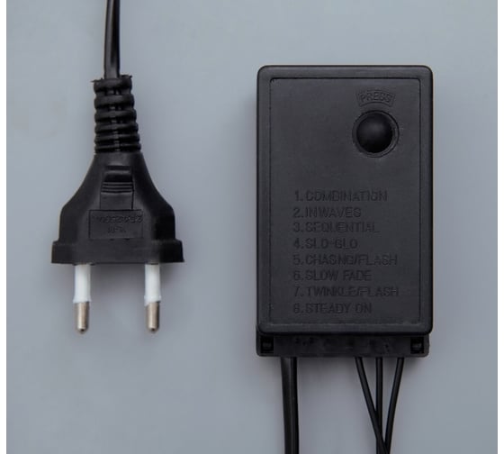 Нить Luazon ECO IP44, 10 м, Н.Т. LED-100-220V, 8 режимов, белый 705560