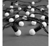 Нить Luazon DCR IP44, Шарики, d=1.5 см 10 м, Н.Т. LED-100-220V моргает, мульти 671566