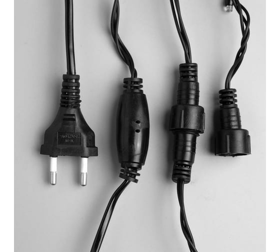 Нить Luazon DCR IP44, Шарики, d=1.5 см 10 м, Н.Т. LED-100-220V моргает, мульти 671566