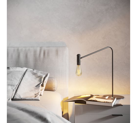 Лампа Gauss Filament ST64 6W 620lm 2400К Е27 golden диммир. LED 102802006-D