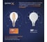 Светодиодная лампа ФОТОН филаментная LED FL P45-C 7Вт E14 4000K, белый свет, 24001 6