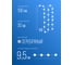 Нити с синими звездочками на батарейках КОСМОС KOCNL-EL114_blue 5