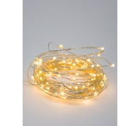 Гирлянда на батарейках КОСМОС теплый белый свет KOCNL-EL114_white