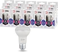 Набор лампочек ЭРА STD LED R638W860E27 светодиодные (EC) E27 / Е27 10 Вт рефлектор, холодный белый свет, 10 шт Б0056466