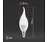 Набор лампочек ЭРА RED LINE LED BXS10W865E14 R светодиодные (EC) Е14/E14 R 10Вт свеча на ветру, 10 шт Б0056764 5