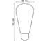 Умная светодиодная лампа Uniel LED-ST64-7W/SW/E27/230V/WF GLS82GO UL-00011657 7