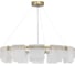 Светильник подвесной ST-Luce ST luce золотистый/прозрачный LED 1х3000K SL6021х3.66 SL6021.203.66 1