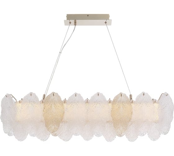 Светильник подвесной ST LUCE золото/прозрачный, янтарный LED 1*24W 3000K SL6135.233.01 1