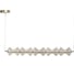 Светильник подвесной ST-Luce золото/коньячный LED 1х8W 3000K ST luce SL6136.243.01 2