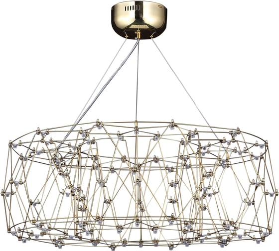 Светильник подвесной ST LUCE золотистый/прозрачный LED 1*48W 4000K SL6602.203.48 1