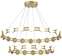 Светильник подвесной ST LUCE золотистый/белый LED 1*70W 4000K SL6610.203.36