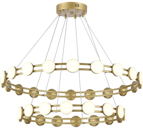 Светильник подвесной ST LUCE золотистый/белый LED 1*70W 4000K SL6610.203.36 1