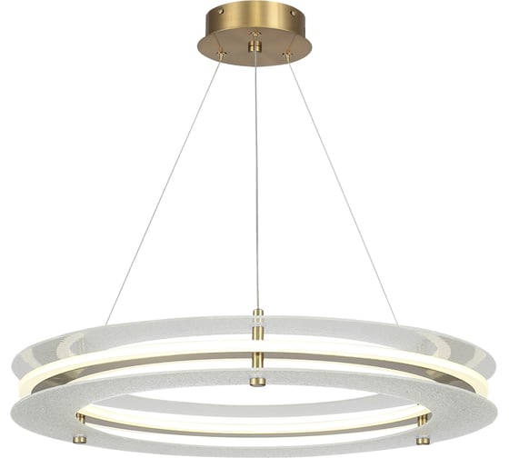 Светильник подвесной ST LUCE золотистый/прозрачный LED 1*40W 4000K SL6245.203.01 1