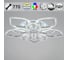 Потолочный светодиодный светильник ReLuce 09827-3.3-5+5C CR (RGB) 1