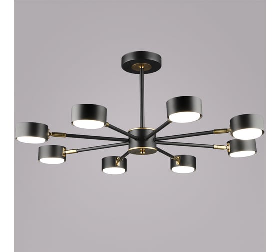 Потолочная люстра ReLuce 06660-0.3-08 BK+COP GX53 1