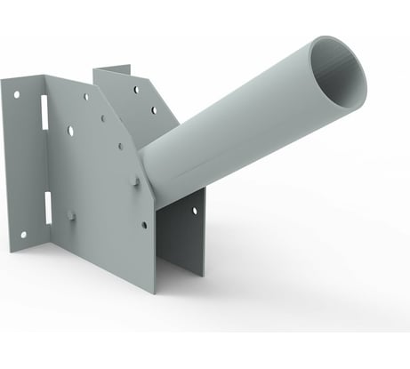 Кронштейн для уличных светильников Gauss с переменным углом 300x150x120 D48мм 1/10 903265104