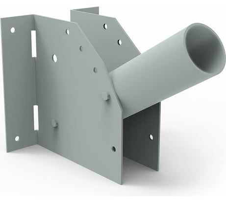Кронштейн для уличных светильников Gauss с переменным углом 230x150x130 D60мм 1/10 903265103