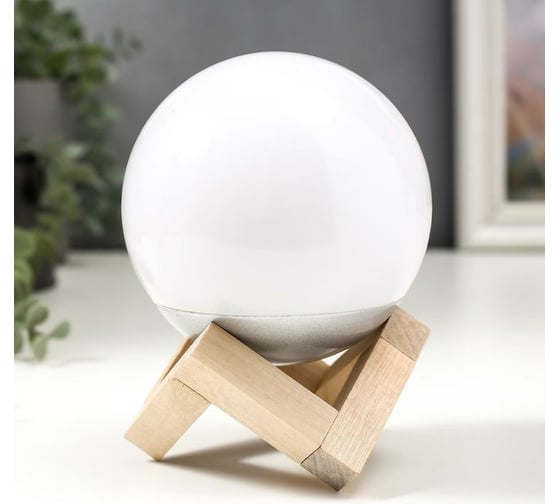Ночник "Рыбки" RISALUX LED USB RGB 9,5х9,5х12,5 см 5478568