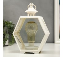 Ночник "Свечи" RISALUX LED от батареек 3хААА белый 9,8х17,5х25 см 5247463