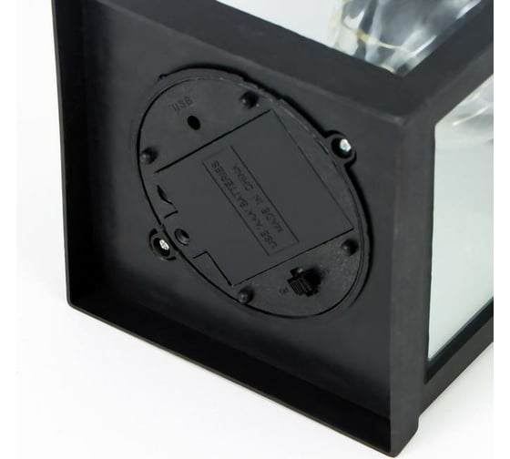 Ночник "Фонарь 3" RISALUX LED от батареек 3хААА черный 10,5х10,5х21,5 см 5383691