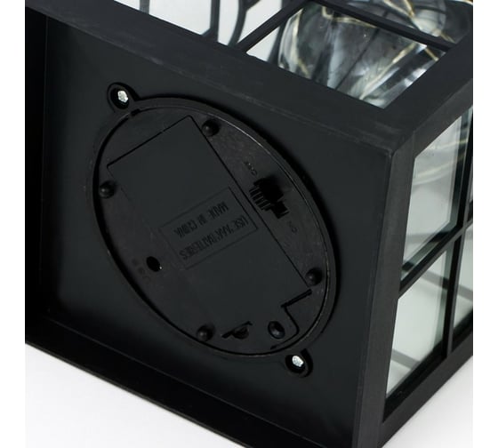 Ночник "Фонарь 2" RISALUX LED от батареек 3хААА черный 10,5х10,5х20 см 5383690