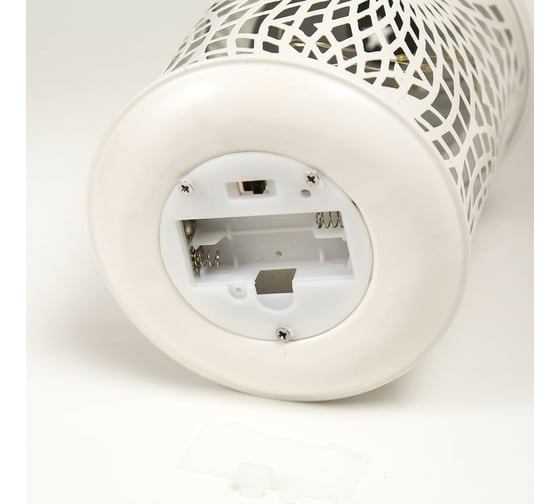 Ночник RISALUX 16184/1WT LED от батареек 3хААА белый 11,7х11,7х19,5 см 5180241