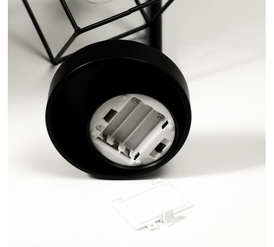 Ночник лофт "Студия 2" RISALUX чёрная 3ААА 17х14х30,5 см 5414045