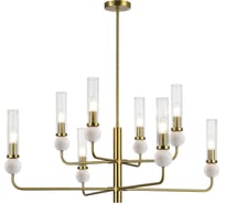 Светильник подвесной ST LUCE латунь/прозрачный E14 8*40W SL1244.303.08