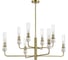 Светильник подвесной ST-Luce латунь/прозрачный E1х40W ST luce SL1244.303.08 2