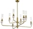 Светильник подвесной ST-Luce латунь/прозрачный E1х40W ST luce SL1244.303.08 3