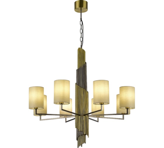 Светильник подвесной ST LUCE латунь/серый E14 8*42W SL1638.303.08 1