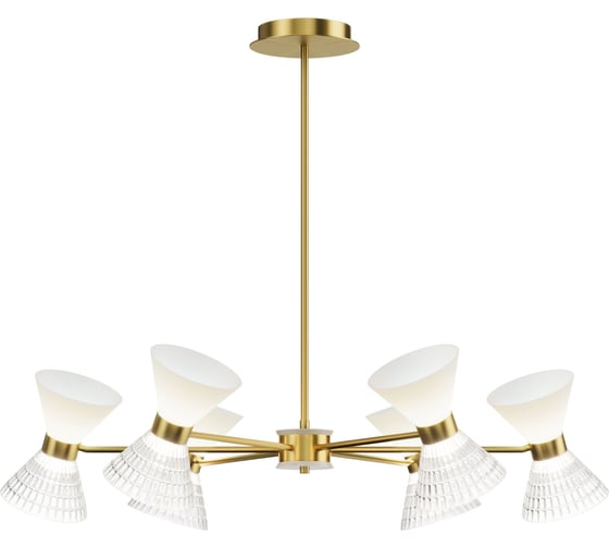 Светильник подвесной ST LUCE латунь/прозрачный, белый, латунь G9 LED 12*5W SL2004.303.12 1