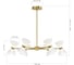 Светильник подвесной ST-Luce латунь/прозрачный, белый, латунь G9 LED 1х5W ST luce SL2004.303.12 2